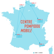 Parcours du Centre Pompidou Mobile