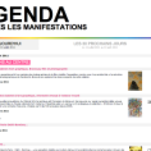 Capture d'écran de l'ancien site web du Centre Pompidou