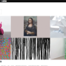 Capture d'écran de la page d'accueil du site web du Centre Pompidou