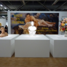 Photographie de l'exposition Jeff Koons au Centre Pompidou, série Made in Heaven © beaubourgetlenumérique.wordpress.com